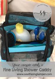Fine Living Shower Caddy For Your Pop Up Camper Camping Shower Shower Caddy Camping Accessories