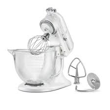 speed stand mixer w/ 5 qt glass bowl