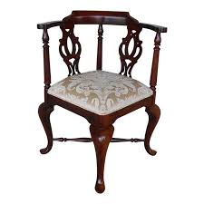 Thomasville Chippendale Style Corner Accent Chair Chair Green Dining Chairs Oversized Chair Living Room