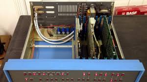 A typical personal computer assemblage consists of a central processing unit (cpu), which contains the computer's arithmetic, logic, and control circuitry on an integrated circuit; Altair Mits