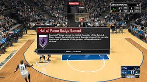 In this guide buynba2kmt.com well show you what your player should do in order to unlock ankle breaker bronze badge. Just Earned Hall Of Fame Badge In Mycareer Nba2k