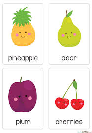 Fruit Vegetable Flash Cards Automatic Download Ingles Para Preescolar Fichas Tarjeta En Ingles