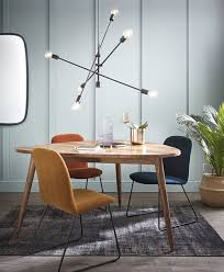 Trouvez les chaises de salle à manger de vos rêves. Chaise En Velours Bleu Nuit Et Metal Noir Hella Maisons Du Monde