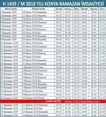 Konya aylık namaz vakti, konya namaz vakitleri. 17 Mayis Konya Imsak Vakti 2018 Konya Ramazan Imsakiyesi