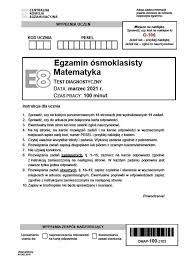Ta lista lektur będzie obowiązywała na egzaminie ósmoklasisty 2021. Egzamin Osmoklasisty 2021 Przecieki Z Matematyki Co Bedzie W Arkuszach Cke Na Matematyce Bydgoszcz Super Express
