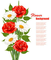 Red And White Flowers Background Vectors Red And White Flowers Flower Backgrounds Vector Flowers