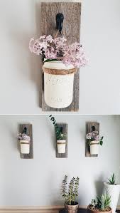 Mason Jar Wall Sconce Diy Kit Wall Decor Living Room Rustic Diy Living Room Decor Farmhouse Style Dining Room