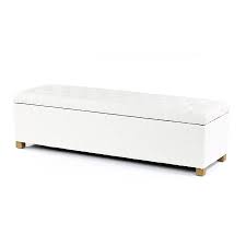 Black And White Ottoman Bench Ashlee Blanket Box Linen White Blanket Box White Linen Ottoman Bench