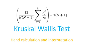 Kruskal Wallis Test By Hand And Interpretation Youtube