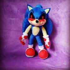 Custom Made Plush Inspired By The Sonic E X E Plush Toy To Etsy Sonic Plush Plush Toy