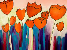 Use fabric and wallpaper remnants to create artwork for your home. Simple Paintings Fanpageanalytics Home Design From Simple Acrylic Paintings Design Pictures