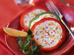 Poivrons Farcis A La Vache Qui Rit Recettes Recette Poivrons Farcis Recettes De Cuisine Recette Poivron Farci