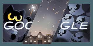 Google Logo Watcher On Twitter Google Doodle Halloween Doodles Games Halloween Doodle