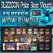 Blizzcon mount not usable until after blizzcon. 2008 Blizzcon Tcg Loot Card World Of Warcraft Polar Bear Mount Big Blizzard Bear Ebay