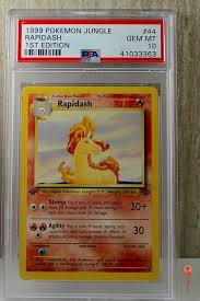 Having evolved from ponyta at as early as level 40, it is its only evolutionary outlet. 1st Edition Rapidash Non Holo Wotc Pokemon Card 44 64 J
