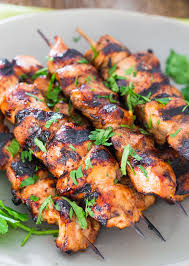 How to cook chicken skewers without a grill. Beer And Honey Bbq Chicken Skewers Jo Cooks