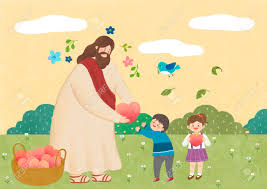 Maybe you would like to learn more about one of these? Jesus Christ Catholic Religious Jesus With Children Illustration Stock Photo Picture And Royalty Free Image Image 152789242