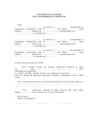 Cand trebuie sa incheiati conventie civila si cand contract individual de munca? Contract De Novatie Model