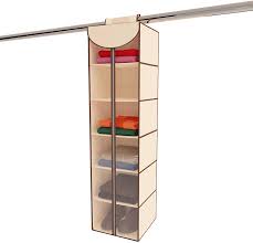 Amazon Com Ziz Home Hanging Closet Organizer With Zipper 6 Shelves 12 X 12 48 Closet Organizers And Storage Hanging Sweater Organizer For Closet Storage Hanging Clothes Sweater Shoe Storage Shelf Baby