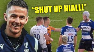 Sean Maitland wipes out referee Chris Pollock in 2009