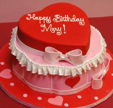 Tarta de fondant para el día de s.valentín. Valentine Birthday Cake Jpg 500 481 Unique Birthday Cakes Cake Designs Birthday Heart Birthday Cake