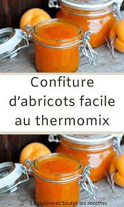 Confiture D Abricots Facile Au Thermomix Idee Recette Thermomix Confiture Abricot Confiture