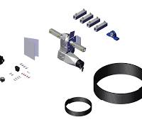 Power Kit: Cable System w/ Thru Shaft Gear Motor