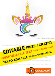 7 dazzling unicorn invitations to wow your guests. 55 Free Unicorn Birthday Invitations For Edit Customize Print Or Send Via Whatsapp Fiestas Con Ideas