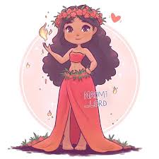 Instagram Da Naomi Lord Pele The Hawaiian Goddess Of Fire And Volcanoes What Goddess Would Ya Cute Disney Drawings Hawaiian Goddess Disney Drawings