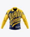 Download Men S Polo With Long Sleeve Mockup Front View In Apparel Mockups On Yellow Images Object Mockups