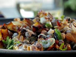 Warm Lentil And Acorn Squash Salad With Yogurt Vinaigrette Recipe Squash Salad Acorn Squash Food Network Recipes