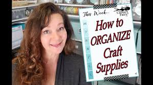 Here are two ideas i found. How To Organize Craft Supplies Craft Room Organization And Storage Ideas Youtube
