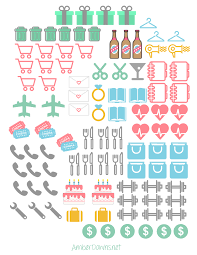Planner Icon Stickers Free Printable Free Planner Stickers Free Printable Planner Stickers Printable Planner Stickers