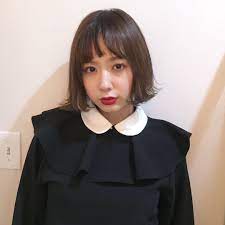 yumikoyamamoto on instagram amoちゃん カラーカットに来てくれました 後ろは更に短く 前髪も眉上にカットしました カラーは引き続きハイライトを活かした明るめのアッシュベージュです いつもありがとう bettie bettieh アッシュベージュ