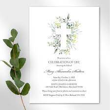 They can be sewn on bed sheets, duvet covers, draperies and others to give an instant appeal to the interiors. Funeral Invitation Archives Fig Laurel In 2021 Funeral Invitation Invitations Memorial Service Invitation