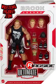 Brock Lesnar Wwe Ultimate Edition 4 Toy Wrestling Action Figures By Mattel In 2021 Brock Lesnar Brock Lesnar Wwe Wwe