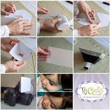 A Built In Flash Diffuser Cardboard Cardstock Glue Parchment Paper And A Pattern Free Printable A Macro Photography Tips Diy Photography Flash Diffusers
