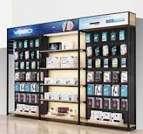 Popular Cell Phone Shelf Mobile Phone Accessories Slat Wall Showcase  Display Stand for Mobile Phone Case