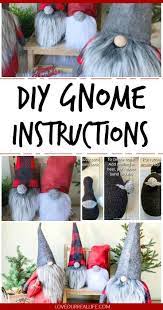 How To Make Christmas Gnomes Sew And No Sew Sock Instructions Love Our Real Life Christmas Crafts Diy Christmas Crafts Diy Gnomes
