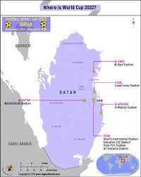 Check flight prices and hotel availability for your visit. Qatar Map Highlighting The Venues Of World Cup 2022 Answers