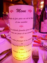 Diy Menu Papier Claque Avec Bougie Led Mariage Theme Gourmandise Mariage Theme Gourmandise Theme Gourmandise Theme De Mariage