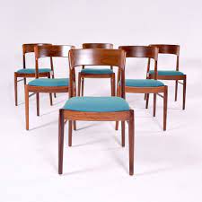 Naomi dining set will add a style to your home with its funky look. Set Of 6 Mid Century Modern Danish K S Mobler Dining Chairs 1960s 108309