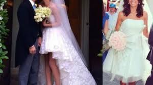 Alessia marcuzzi e paolo calabresi non sono veramente in crisi. Alessia Marcuzzi Abito Da Sposa Corto Come Caterina Balivo