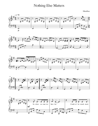 Enter sandman metallica 4:47192 kbps Print And Download In Pdf Or Midi Nothing Else Matters Metallica Free Sheet Music For Piano Made By Ni Nothing Else Matters Metallica Metallica Sheet Music