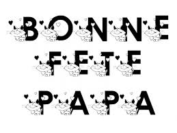 Coloriage Bonne Fete Papa En Noir Dessin Gratuit A Imprimer Parce que nos papas sont nos héros firstclass immobilier vous souhaite une bonne fête des héros ! coloriage bonne fete papa en noir