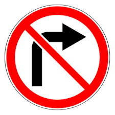Right Turn Prohibited Traffic Signs Road Signs All Traffic Signs