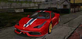 Test drive unlimited 2 nineiv. Gta San Andreas Ferrari 458 Speciale For Mobile Mod Gtainside Com
