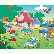 Smurfs Coloring Books Morning Cartoon 80s Cartoons Smurfs