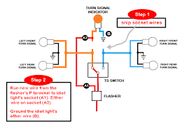 Power to the x terminal, blue wire to the f terminal and yellow wire to the l terminal. Turn Signal Issue Page 2 Honda Shadow Forums