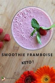 Smoothie Framboise Et Avocat Keto Smoothie Framboises Aliments Cetogenes Framboise
